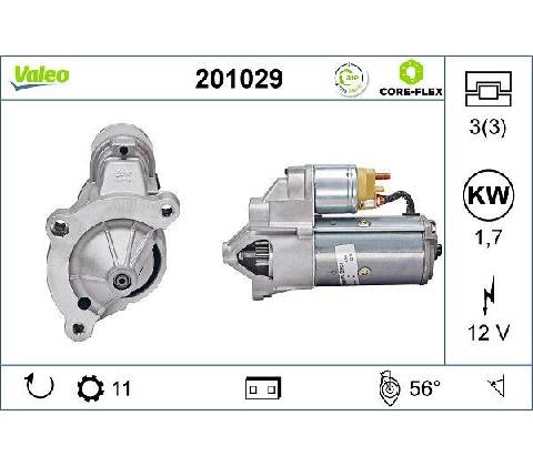Štartér VALEO CORE-FLEX 201029