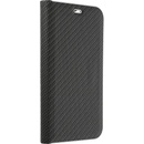 Púzdro Forcell LUNA Book Carbon Huawei P30 Lite čierne