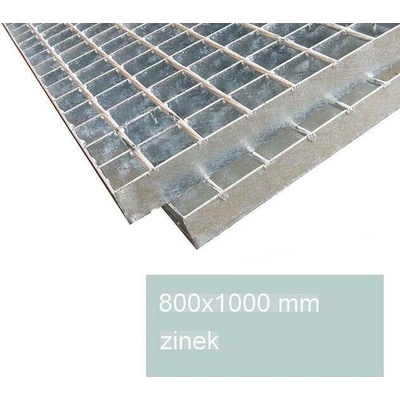 Podlahový rošt pozinkovaný 800×1000 mm