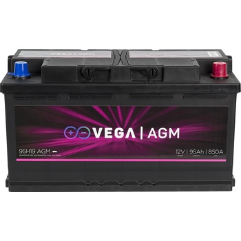 VEGA AGM 95Ah 850A right+ (95H19AGM)