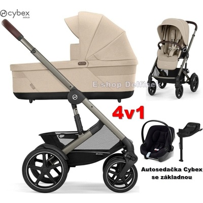 Cybex Talos s Lux 4v1 set - Cybex Aton B2 + základna 2026 Almond Beige