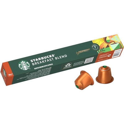 STARBUCKS Breakfast Blend by NESPRESSO Medium Roast 10 kapsúl v balení 56 g