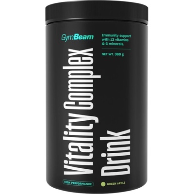 GymBeam Vitality Complex Drink [360 грама] Зелена ябълка