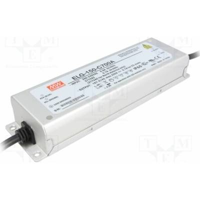 MEAN WELL ELG-150-C700A Napájecí zdroj: spínaný; LED; 150W; 107÷214VDC; 350÷700mA; IP65