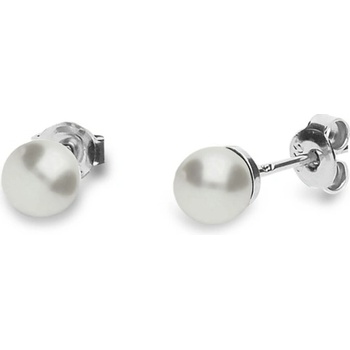 Spark s perlou Swarovski Elements K58186W White