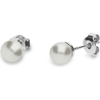 Spark s perlou Swarovski Elements K58186W White