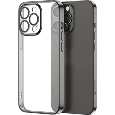 Joyroom Metalic Frame silikónové iPhone 14, čierne JR-14Q1-čierne