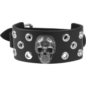 Leather & steel fashion гривна LEATHER & STEEL FASHION - Skull and Ring - LSF1 154