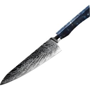 HARAHU Дамаски кухненски нож SE-37605 - Chef / Син KP37605