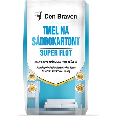 Den Braven Bezpáskový tmel na sadrokartóny SUPER FLOT 5 kg