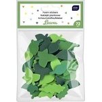 Interdruk Sticker (label) LEAVES FOAM 72pcs Interdruk (SELF-ADHESIVE)
