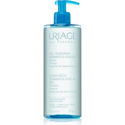 Uriage Hygiène Extra-Rich Dermatological Gel почистващ гел за лице и тяло 500ml