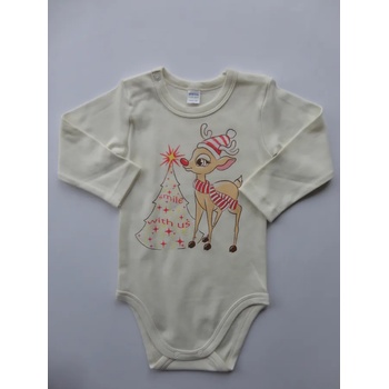 Image 1 of САЛИ / Индиго Кидс Боди с дълъг ръкав, интерлог, екрю, 68