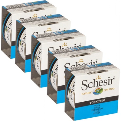 Schesir Adult dog tuniak v želé 5 x 150 g