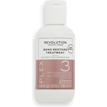 Revolution Hair REVOLUTION HAIRCARE Plex 3 Bond Restore Treatment Терапия за коса дамски 100ml