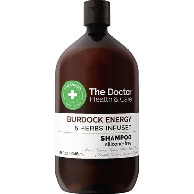Shampoo na vlasy The Doctor Health & Care Energy Lopúch a 5 bolín 946 ml