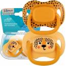 Canpol babies BabiesBoo silikon symmetrical Soother cumlík orange 2 ks