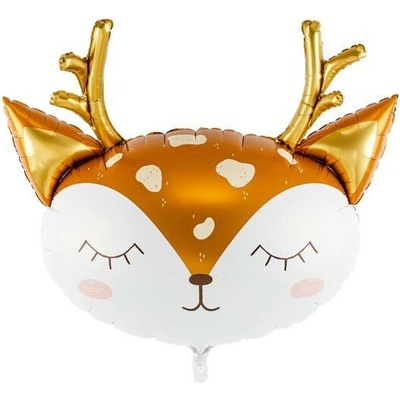 PartyDeco Fóliový balón Srnček