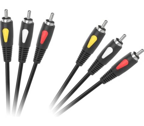 3RCA-3RCA 3,0m kábel Cabletech Eco-Line