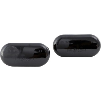 Диодни мигачи за калник за Nissan Navara, Pathfinder (2005+), Micra (2003+), Note, Qashqai (2007+) - опушени с бягащ мигач (SA124D)