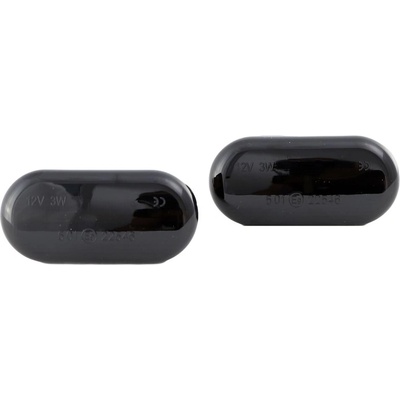 Диодни мигачи за калник за Nissan Navara, Pathfinder (2005+), Micra (2003+), Note, Qashqai (2007+) - опушени с бягащ мигач (SA124D)