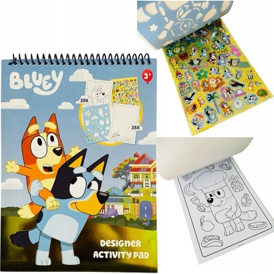 Bluey Kreatívny set na kreslenie a aktivityomaľovánkynálepky