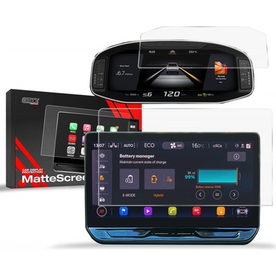 GRIZZ Protector, Ochranná fólie na display 2v1 Matte, Cupra Formentor, 2024- , Display 12,9"
