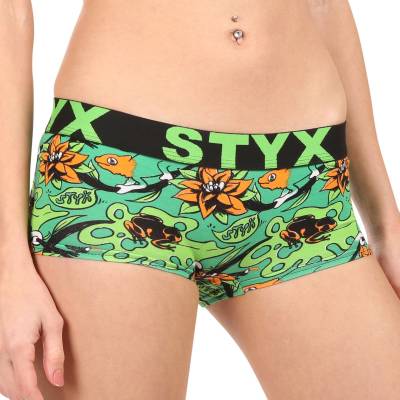 Styx Дамски бикини Styx art с крачол тропик Styx | Zelen Mnogotsveten | ЖЕНИ | XL