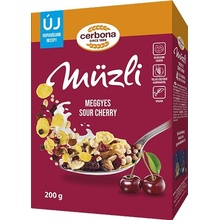 Cerbona Sour Cherry Müsli višňová 200 g