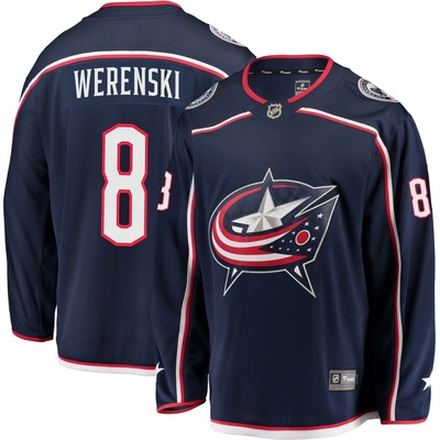 Fanatics Dres Columbus Blue Jackets #8 Zach Werenski Breakaway Alternate Jersey