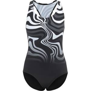 Slazenger Бански костюм Slazenger Women's Slaz One Piece Swimsuit - Black/White
