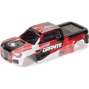 Arrma каросерия безщипкова червена: Granite