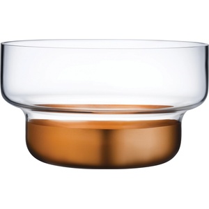 Nude Голяма купа Contour с медна основа 24 см прозрачна (1075298)