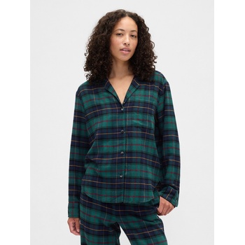 GAP Фланелена пижамна риза GAP GAP | Zelen | ЖЕНИ | XS