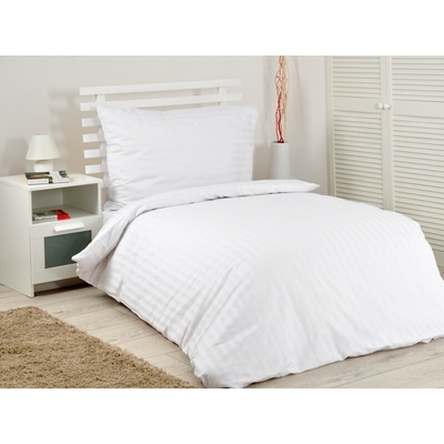 Profod Damaskové obliečky ATLAS GRÁDL comfort 2cm biela 140x200 70x90