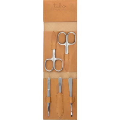 Niegeloh Solingen Pánska kožená sada na manikúru 88518 Havanna M karamel