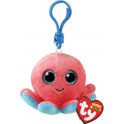 Přívěsek na klíče TY Beanie Boos Sheldon chobotnice, 8,5 cm (35255)