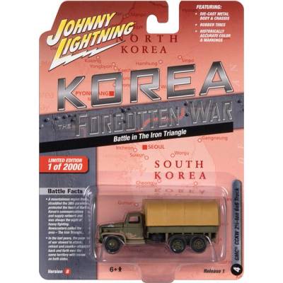 Johnny Lightning GMC CCKW 2 1:2-Ton 6x6 Truck Korea 1:64