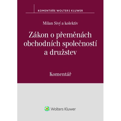 Zákon o přeměnách obchodních společností a družstev Komentář