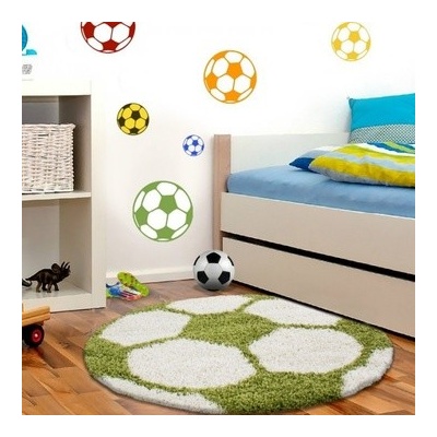 Vopi Fun shaggy 6001 green kulatý