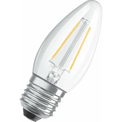 Osram LED žiarovka E27 B35 CL 4,8W = 40W 470lm 2700K Warm 300° Filament SUPERSTAR Dimmable