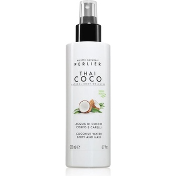 Perlier Thai Coco Coconut Water Body And Hair Парфюмирана мъгла за тяло и коса за тяло и коса аромати 200ml