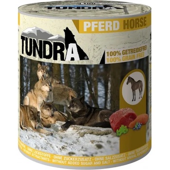 TUNDRA grain free - консерва за кучета с конско месо, БЕЗ ЗЪРНО, 800 гр, Германия - 642ve