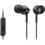 Sony MDR-EX110AP with microphone black (MDREX110APB.CE7) Слушалки