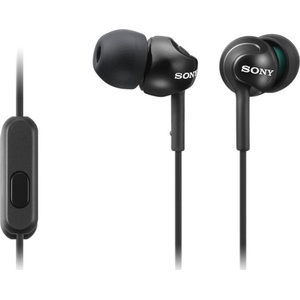Sony MDR-EX110AP with microphone black (MDREX110APB.CE7) Слушалки