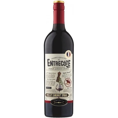 Entrecote Merlot Cabernet 14% 0,75 l (holá láhev) – Zboží Dáma