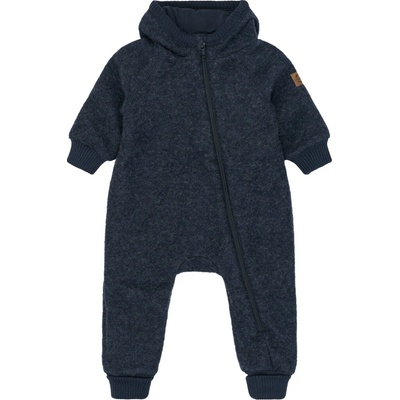 MERINO AIRWOOL OVERAL MIKK LINE S OUŠKY A PODŠÍVKOU BLUE