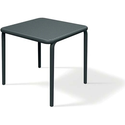FERNE Stôl záhradný BRENE 795x795x755mm uhoľná