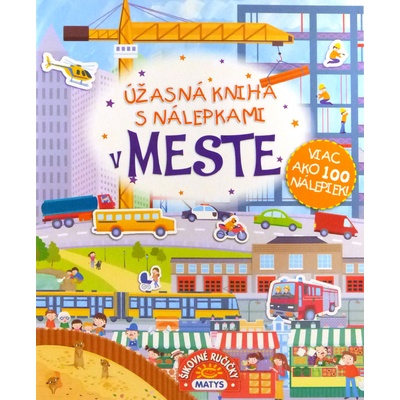 Úžasná kniha s nálepkami - V meste