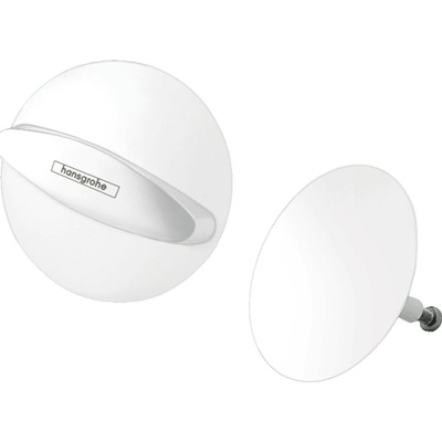 Hansgrohe Flexaplus - Vrchná sada odtokovej a prepadovej súpravy, matná biela 58185700